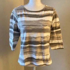 Ruby Rd Favorites Striped Top